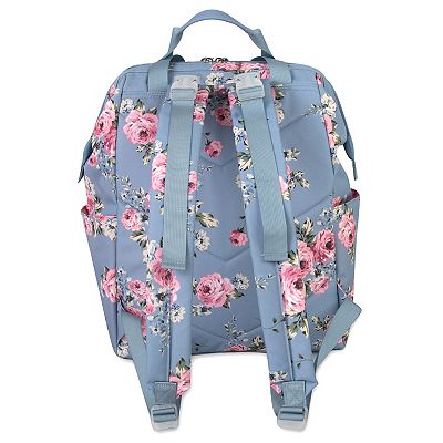 Baby essentials floral wide frame diaper bag backpack sales