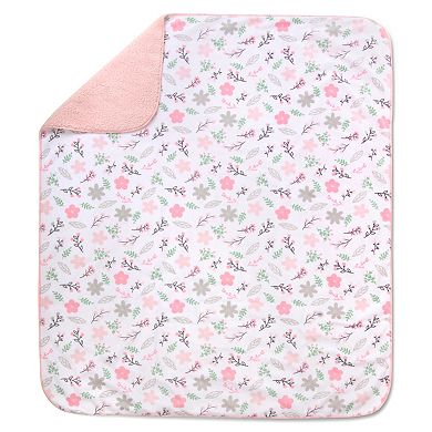 Fisher Price Woodland Wonders Baby Blanket With Baby Booties Set