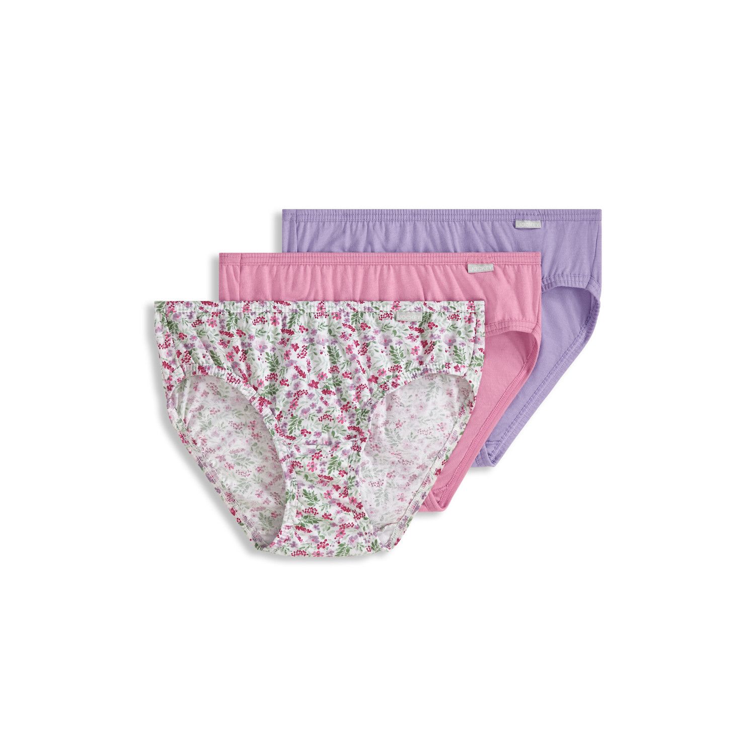 Jockey Elance Men's Bikini Briefs - Hand-Dyed Lavender - Super Soft Cotton (1 Pair)