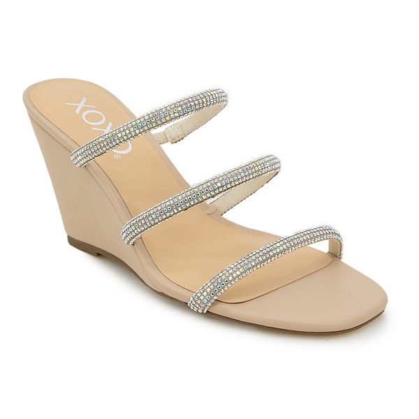 xoxo wedge sandals