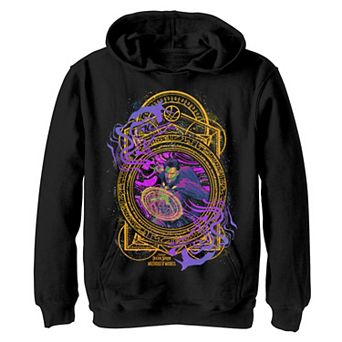 Boys 8-20 Doctor Strange Movie 2 Neon Strange Portal Seal Hoodie