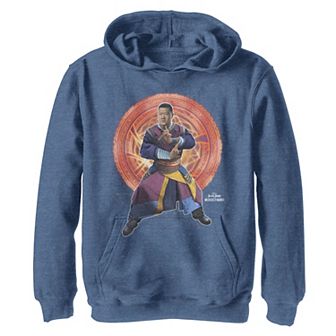 Boys 8-20 Doctor Strange Movie 2 Wong Hero Style Seal Pose Hoodie
