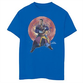 Boys 8-20 Doctor Strange Movie 2 Wong Hero Style Seal Pose Tee
