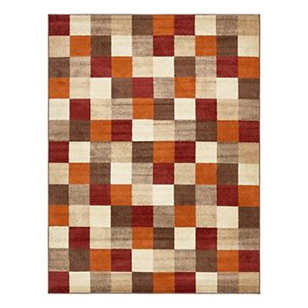 Unique Loom Autumn Patchwork Rug