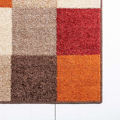 Unique Loom Autumn Patchwork Rug