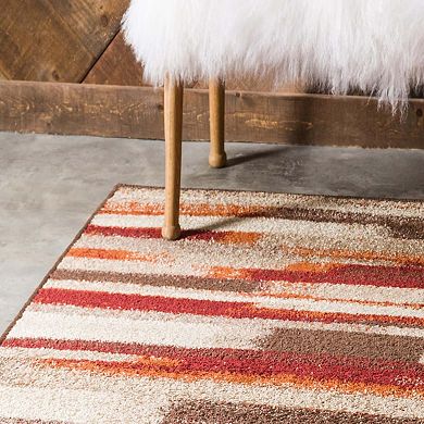 Unique Loom Autumn Wheat Rug