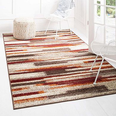 Unique Loom Autumn Wheat Rug
