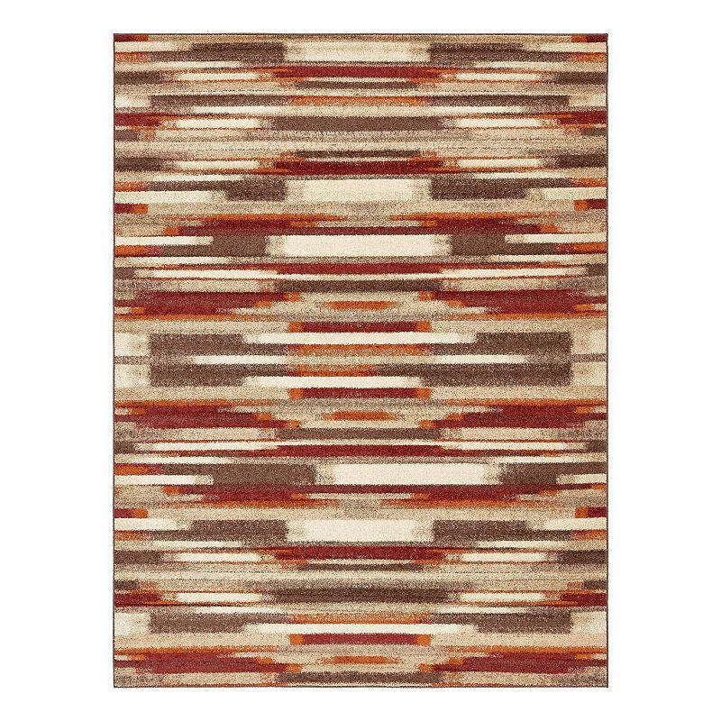 Unique Loom Autumn Wheat Rug, Multicolor, 8Ft Rnd