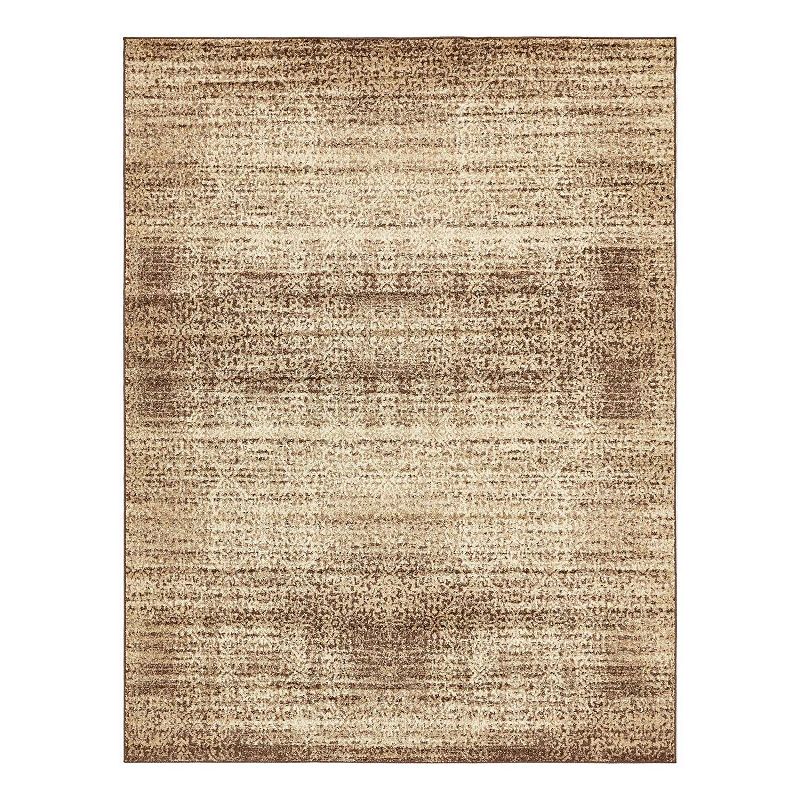 Unique Loom Autumn Traditions Rug, Beig/Green, 8Ft Rnd