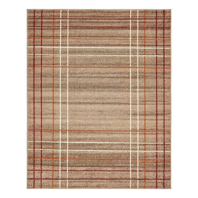 Unique Loom Autumn Heritage Rug, Brown, 8Ft Rnd