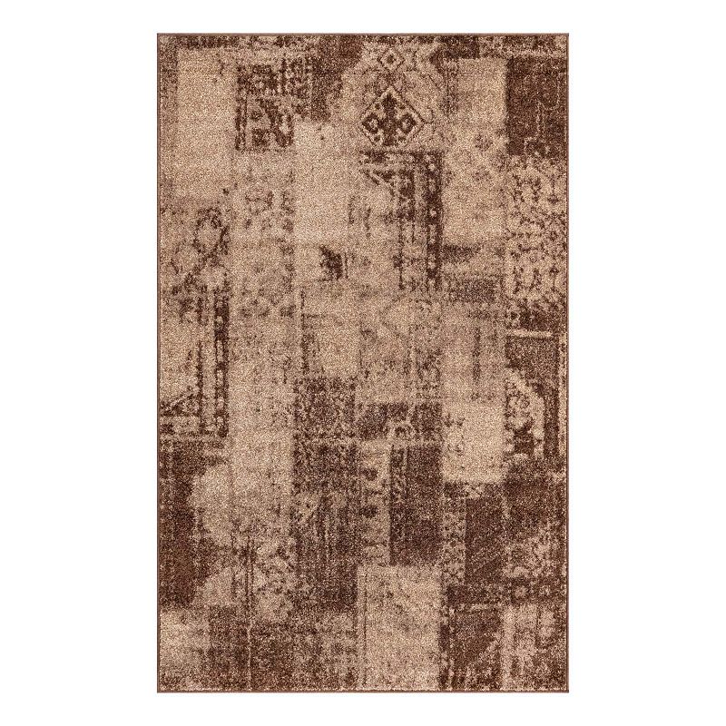 Unique Loom Autumn Plymouth Rug, Brown, 8Ft Rnd