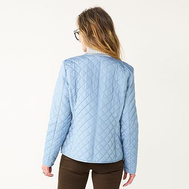 Women's Croft & Barrow® Quilted Jacket