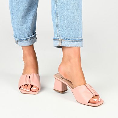 Journee Briarr Women's Heeled Slide Sandals