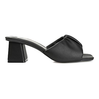 Journee Collection Briarr Women's Heeled Slide Sandals