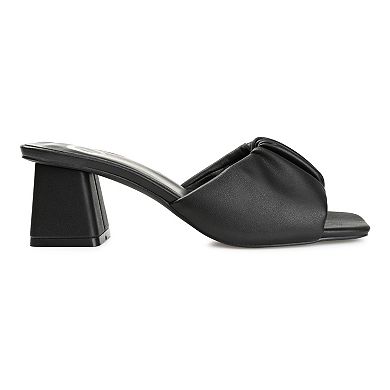 Journee Briarr Women's Heeled Slide Sandals