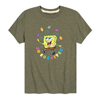 Boys 8-20 SpongeBob So Eggcited Easter Graphic Tee