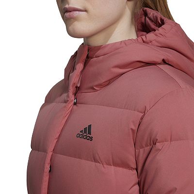 Adidas outdoor helionic hooded jacket clearance