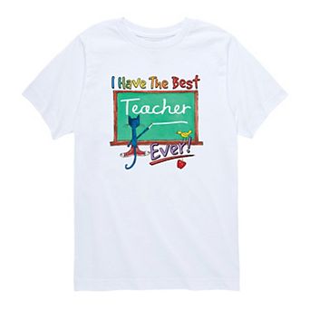 Boys 8-20 Pete The Cat Best Teacher Ever Graphic Tee