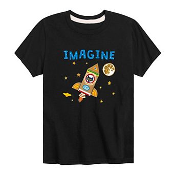 Boys 8-20 Pete The Cat Imagine Rocket Graphic Tee