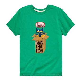 Boys 8-20 Pete The Cat Imagination Box Graphic Tee