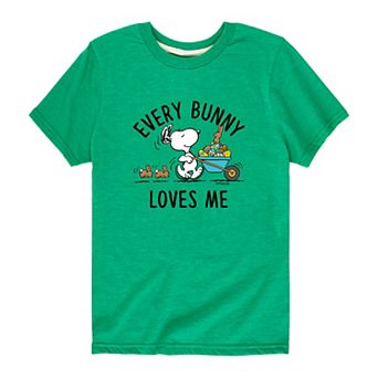 Boys 8-20 Peanuts Every Bunny Loves Me Graphic Tee