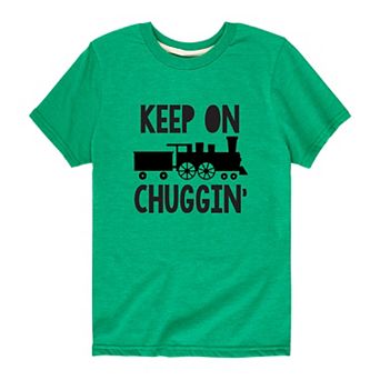 Boys 8-20 Keep On Chuggin' Train Graphic Tee