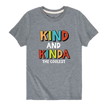 Boys 8-20 Kind And Kinda The Coolest Graphic Tee