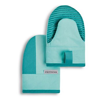 KitchenAid Beacon Two-Tone Mini Oven Mitt 2 pk