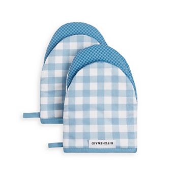 KitchenAid Gingham Mini Oven Mitt 2 pk