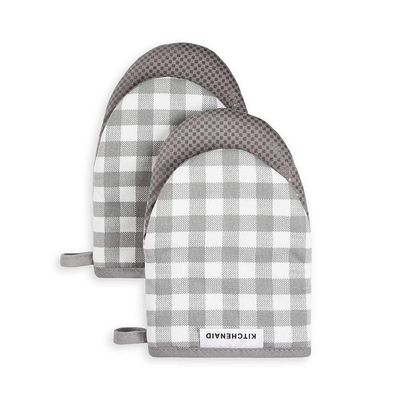KitchenAid Gingham 2-Pc. Mini Oven Mitt Set