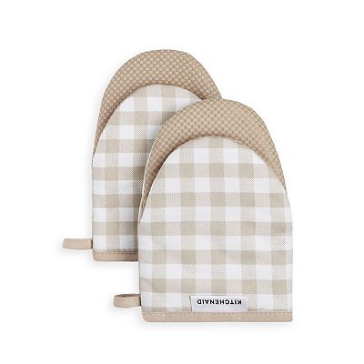 KitchenAid Gingham Mini Oven Mitt 2-pk.