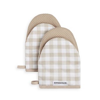 KitchenAid Gingham Mini Oven Mitt 2 pk