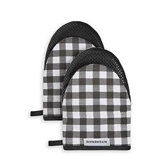 KitchenAid Gingham Mini Oven Mitt 2 pk