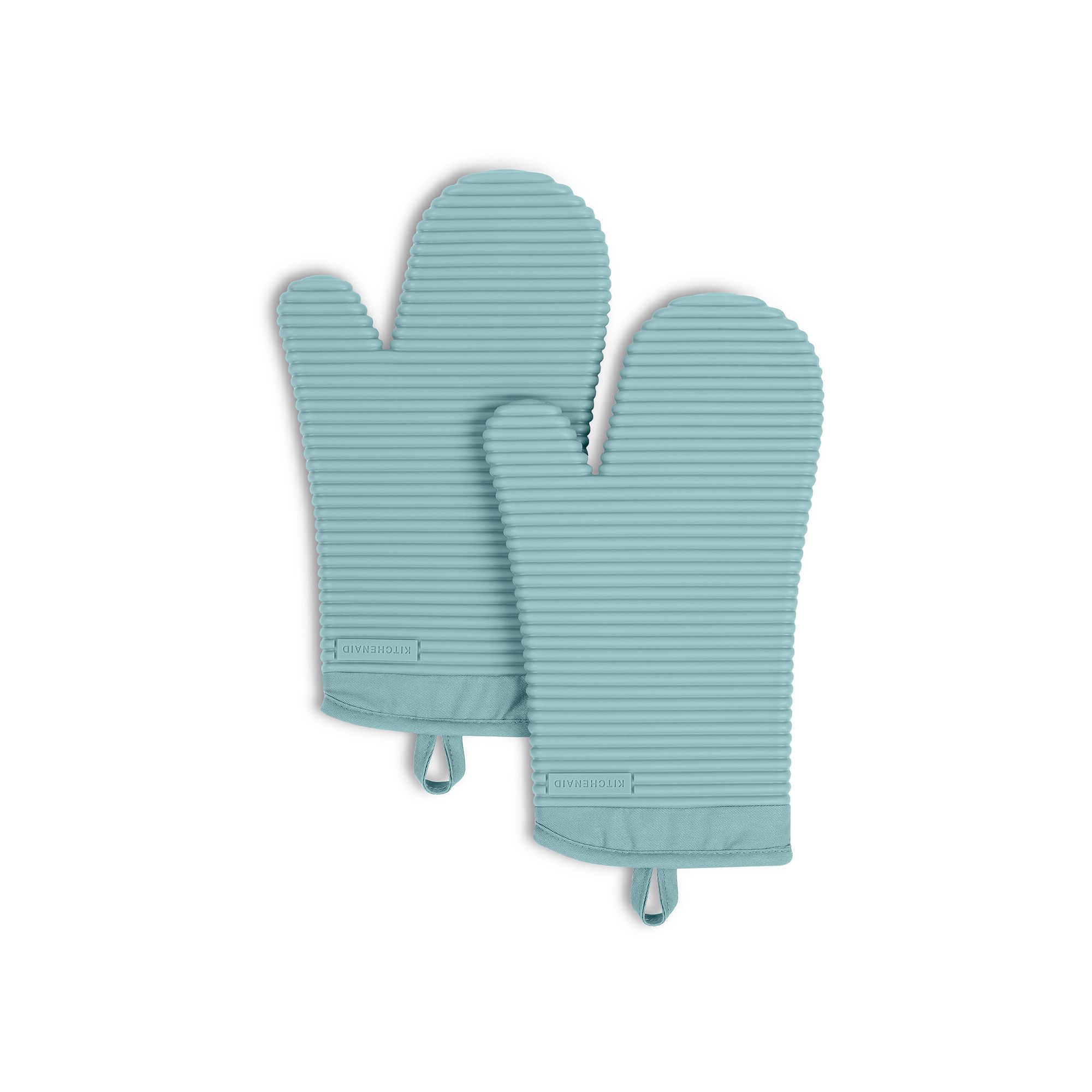 KitchenAid Silicone Oven Mitt 2-pk., Mineral Water Blue