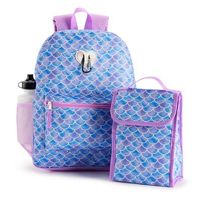 Girls Print Backpack 6-Piece Set