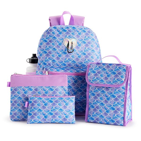 Print Backpack 6-Piece Set by Unbranded