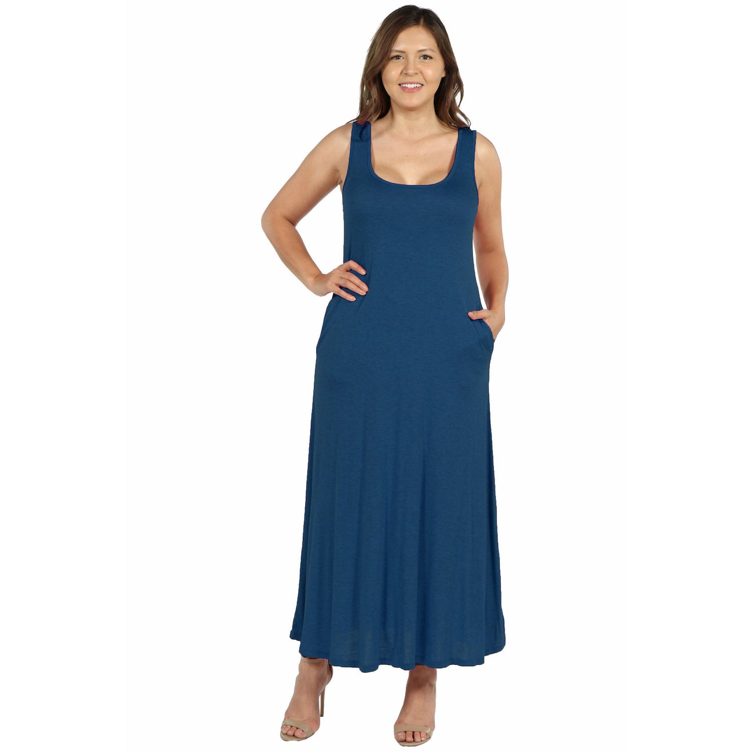 plus size tank top maxi dresses