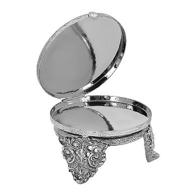 1928 Virgin Mary & Child Rosary Locket Box