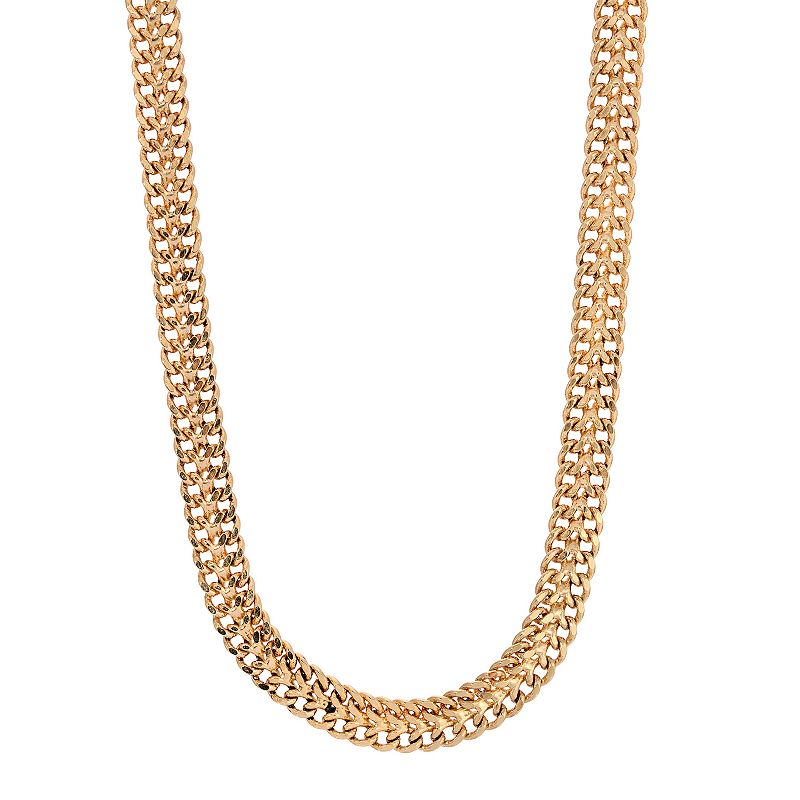 75249332 1928 Gold Tone Wide Link Necklace, Womens, Size: 1 sku 75249332