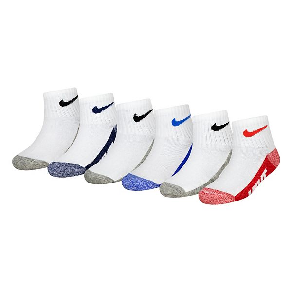 Baby / Toddler Nike Swoosh Cuff Ankle Socks 6-pack