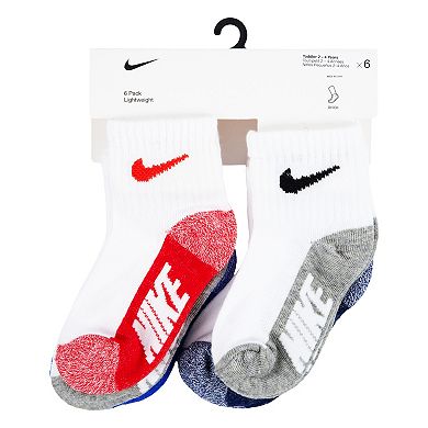 Baby / Toddler Nike Swoosh Cuff Ankle Socks 6-pack