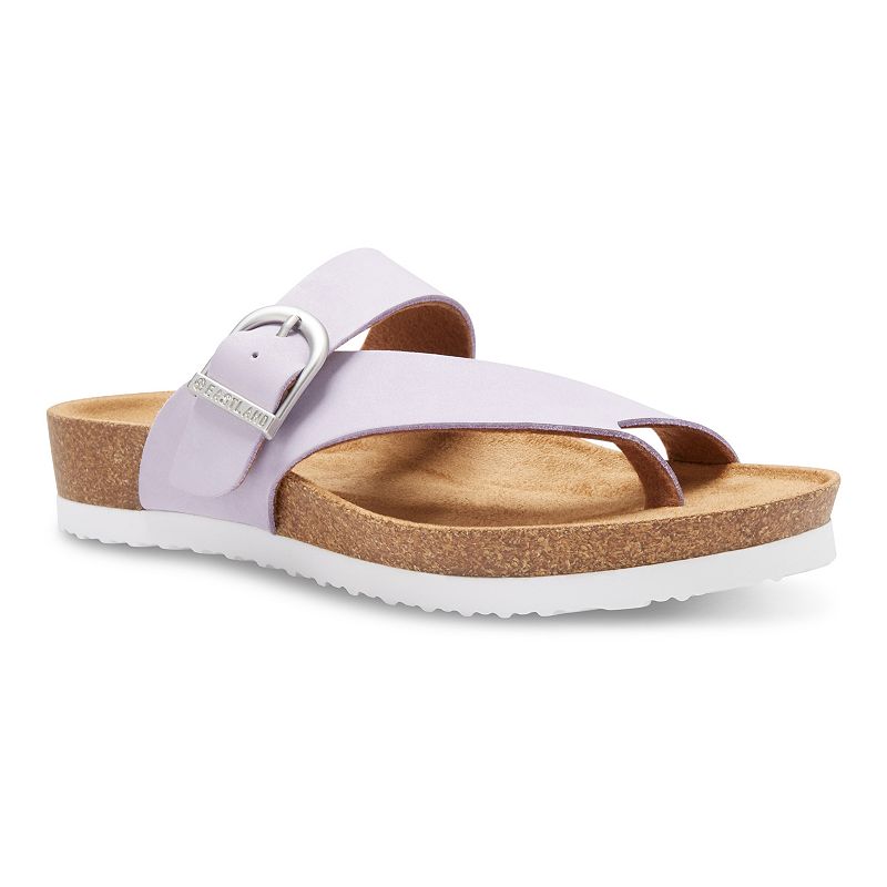 Eastland Shauna Women's Leather Thong Sandals, Size: 8, Purple