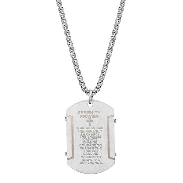 Serenity on sale prayer necklace