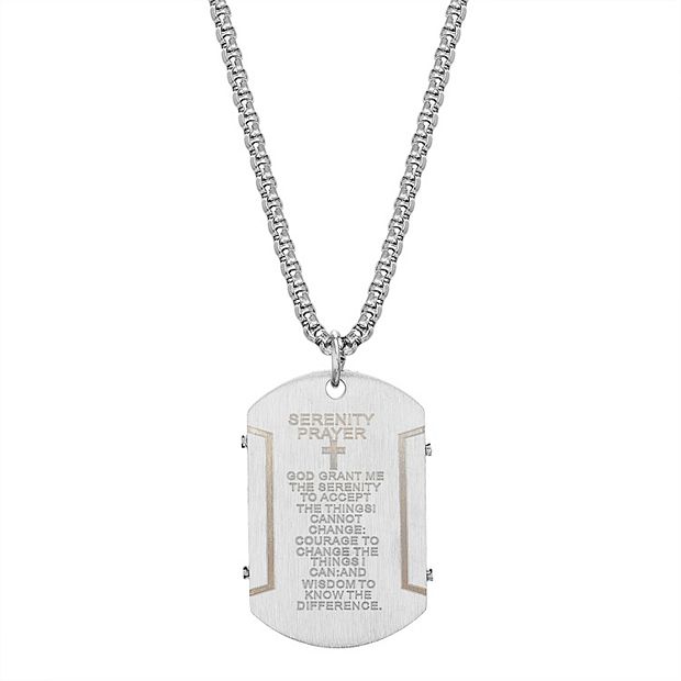 be the change. Dog Tag Necklace