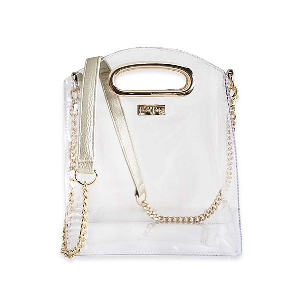 Packed Party Clear Cooper Crossbody Bag - Gold