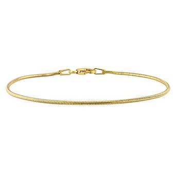 Stella Grace Sterling Silver 1.2 mm Snake Chain Bracelet