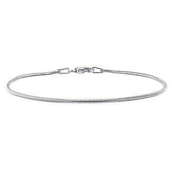 Stella Grace Sterling Silver 1.2 mm Snake Chain Bracelet