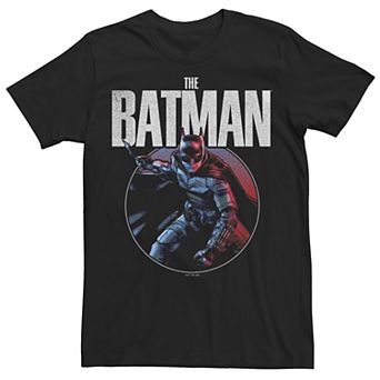 Men's DC Comics The Batman Distress Hero Circle Tee