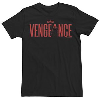 Men's DC Comics The Batman Red Text Vengeance Tee