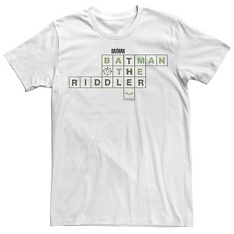 Men's DC Comics The Batman Crossword Riddler Tee